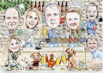 Clarkson's Farm Caricature