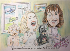 Review of A3 Birthday caricature
