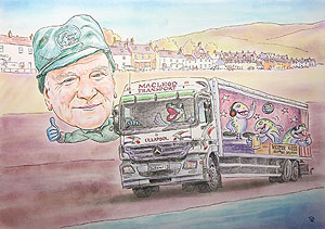 Review of A3 Leaving Do caricature