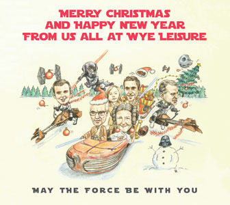 Review of A3 caricature for Company Xmas Card