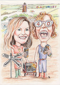 Review of A4 caricature