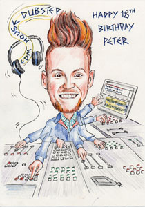 Review of A4 caricature