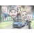 Professional Family Group Of Three A3 Caricature From Photograph
